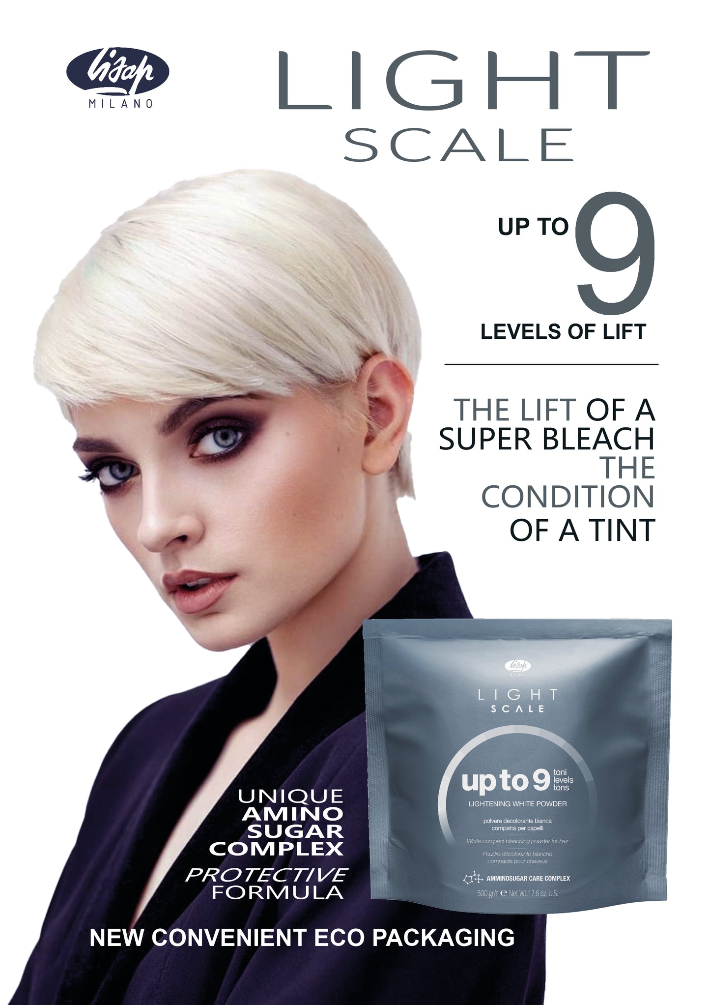 NEW! Lisap Light Scale Bleach Eco-Pouch