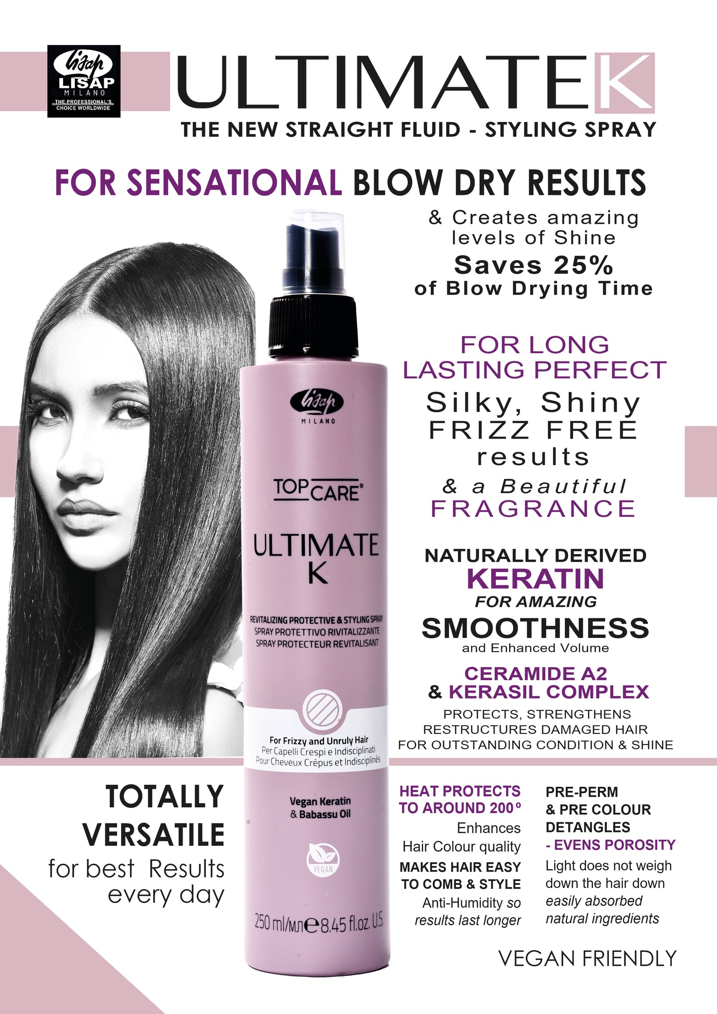 Ultimate K Plus Straight Fluid Spray